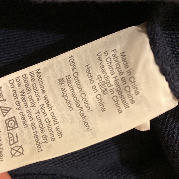 J. Crew Navy Cotton Blue Crewneck Sweater. Size S. Style K5948 - Picture 5 of 7